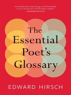 cover image of The Essential Poet's Glossary